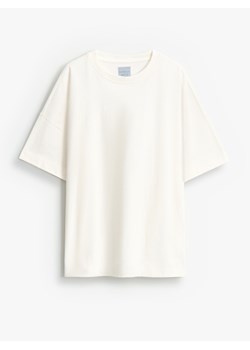 Mohito - T-shirt oversize - kremowy ze sklepu Mohito w kategorii Bluzki damskie - zdjęcie 189257812
