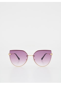 Reserved - Okulary przeciwsłoneczne - ciemnofioletowy ze sklepu Reserved w kategorii Okulary przeciwsłoneczne damskie - zdjęcie 189259260