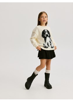 Reserved - Plisowane spódnico-szorty - czarny ze sklepu Reserved w kategorii Spódnice dziewczęce - zdjęcie 189259301