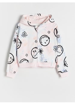 Reserved - Bluza z aplikacją SmileyWorld® - wielobarwny ze sklepu Reserved w kategorii Bluzy dziewczęce - zdjęcie 189259522