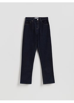Reserved - Jeansy straight - granatowy ze sklepu Reserved w kategorii Jeansy damskie - zdjęcie 189259700