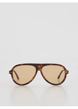 Reserved - Okulary przeciwsłoneczne - brązowy ze sklepu Reserved w kategorii Okulary przeciwsłoneczne damskie - zdjęcie 189259874