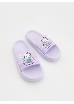 Reserved - Klapki Hello Kitty - lawendowy ze sklepu Reserved w kategorii Klapki dziecięce - zdjęcie 189259891
