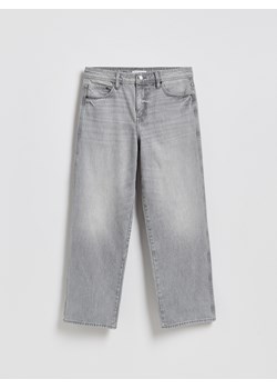 Reserved - Jeansy baggy z efektem sprania - jasnoszary ze sklepu Reserved w kategorii Jeansy męskie - zdjęcie 189260000