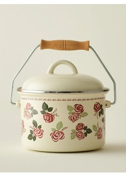 BELLA MAISON Garnek "Rose" w kolorze kremowo-szaroróżowym - 2 l ze sklepu Limango Polska w kategorii Garnki - zdjęcie 189260753