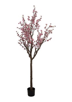 Clayre &amp; Eef Drzewko dekoracyjne w kolorze jasnoróżowo-brązowym - 45 x 185 x 45 cm ze sklepu Limango Polska w kategorii Doniczki i osłonki - zdjęcie 189260804