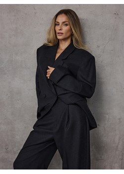 Mohito - Marynarka oversize z dodatkiem wełny - szary ze sklepu Mohito w kategorii Marynarki damskie - zdjęcie 189261111