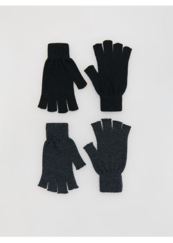 Reserved - Rękawiczki mitenki 2 pack - czarny ze sklepu Reserved w kategorii Rękawiczki męskie - zdjęcie 189261720