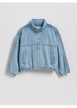 Reserved - Jeansowa kurtka ze stójką - niebieski ze sklepu Reserved w kategorii Kurtki dziewczęce - zdjęcie 189262153