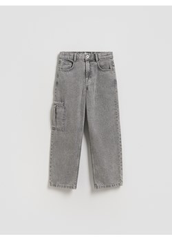 Reserved - Jeansy straight fit - jasnoszary ze sklepu Reserved w kategorii Spodnie chłopięce - zdjęcie 189262263