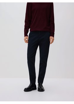 Reserved - Spodnie chino slim fit - granatowy ze sklepu Reserved w kategorii Spodnie męskie - zdjęcie 189262554