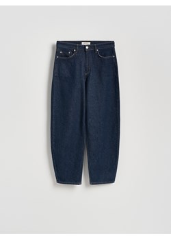 Reserved - Jeansy barrel leg - indigo jeans ze sklepu Reserved w kategorii Jeansy damskie - zdjęcie 189263080