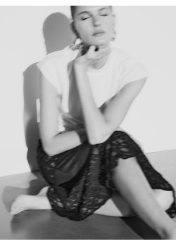 Reserved - Asymetryczna spódnica - czarny ze sklepu Reserved w kategorii Spódnice - zdjęcie 189263281