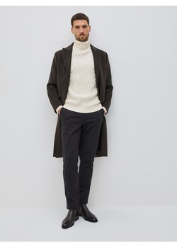 Reserved - Spodnie chino slim fit - czarny ze sklepu Reserved w kategorii Spodnie męskie - zdjęcie 189263461