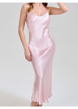 Sinsay - Satynowa sukienka na ramiączkach - różowy ze sklepu Sinsay w kategorii Sukienki - zdjęcie 189264741