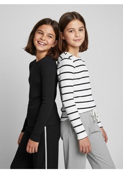 Sinsay - Bawełniane koszulki z długim rękawem 2 pack - wielobarwny ze sklepu Sinsay w kategorii Bluzki dziewczęce - zdjęcie 189264840