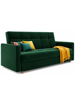 Zielona rozkładana wersalka tapicerowana H2-N72 ze sklepu Edinos.pl w kategorii Sofy i kanapy - zdjęcie 189264860