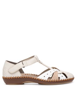 Sandały Rieker M1655-61 Beżowy ze sklepu eobuwie.pl w kategorii Sandały damskie - zdjęcie 189265032