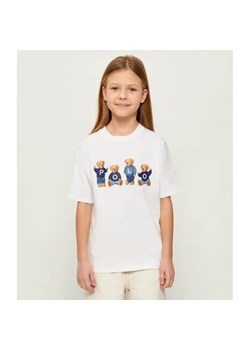 POLO RALPH LAUREN T-shirt | Regular Fit ze sklepu Gomez Fashion Store w kategorii Bluzki dziewczęce - zdjęcie 189266694
