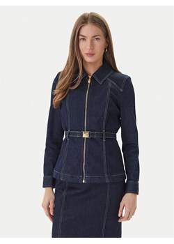 Luisa Spagnoli Kurtka jeansowa Vigana 542808 Granatowy Slim Fit ze sklepu MODIVO w kategorii Kurtki damskie - zdjęcie 189266783
