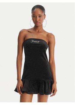 Juicy Couture Sukienka codzienna Ruffle JCWED126311 Czarny Slim Fit ze sklepu MODIVO w kategorii Sukienki - zdjęcie 189266852