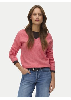 Vero Moda Sweter Crewlefile 10233357 Koralowy Loose Fit ze sklepu MODIVO w kategorii Swetry damskie - zdjęcie 189266860
