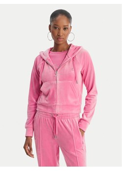 Juicy Couture Bluza Madison JCWAS126326 Różowy Slim Fit ze sklepu MODIVO w kategorii Bluzy damskie - zdjęcie 189266891