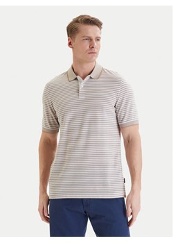 Bugatti Polo 8150-75092C Beżowy Regular Fit ze sklepu MODIVO w kategorii T-shirty męskie - zdjęcie 189266914