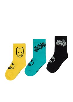 Batman Skarpety długie CEO-ACCCS-SS26-229WBBAT(3-PACK) Kolorowy ze sklepu MODIVO w kategorii Skarpetki dziecięce - zdjęcie 189266943