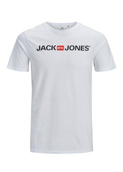 Jack & Jones T-Shirt Corp Logo 12137126 Biały Slim Fit ze sklepu MODIVO w kategorii T-shirty męskie - zdjęcie 189266972