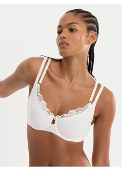 Triumph Biustonosz z fiszbiną Wild Gardenia Florale 10224872 Écru ze sklepu MODIVO w kategorii Biustonosze - zdjęcie 189267064