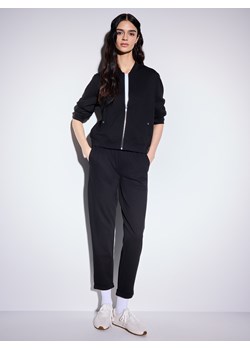 Mohito - Czarne spodnie dresowe - czarny ze sklepu Mohito w kategorii Spodnie damskie - zdjęcie 189268650