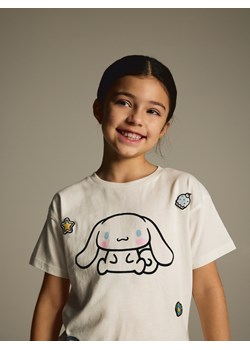 Reserved - T-shirt Cinnamoroll - złamana biel ze sklepu Reserved w kategorii Bluzki dziewczęce - zdjęcie 189270173