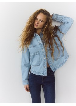 Reserved - Jeansowa kurtka - niebieski ze sklepu Reserved w kategorii Kurtki damskie - zdjęcie 189270273