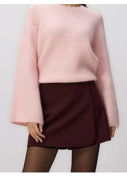 Reserved - Spódnico-szorty z dodatkiem wiskozy - bordowy ze sklepu Reserved w kategorii Szorty - zdjęcie 189270364