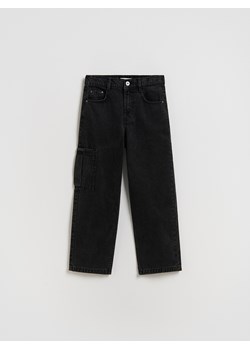 Reserved - Jeansy straight fit - czarny ze sklepu Reserved w kategorii Spodnie chłopięce - zdjęcie 189270594