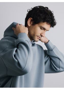 Reserved - Gładka bluza z kapturem - turkusowy ze sklepu Reserved w kategorii Bluzy męskie - zdjęcie 189270840