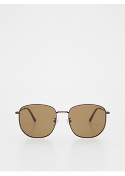 Reserved - Okulary przeciwsłoneczne - ciemnobrązowy ze sklepu Reserved w kategorii Okulary przeciwsłoneczne damskie - zdjęcie 189270903
