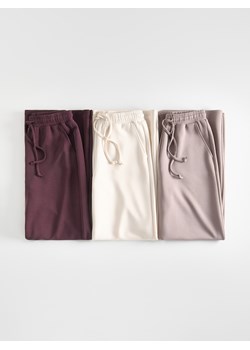 Reserved - Spodnie z szeroką nogawką - brązowy ze sklepu Reserved w kategorii Spodnie damskie - zdjęcie 189270970