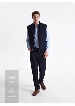 Reserved - Pikowana kamizelka ze stójką - granatowy ze sklepu Reserved w kategorii Kamizelki męskie - zdjęcie 189271120