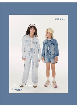 Reserved - Jeansy baggy z kieszeniami cargo - niebieski ze sklepu Reserved w kategorii Spodnie dziewczęce - zdjęcie 189271221