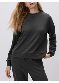 Reserved - Gładka bluza - ciemnoszary ze sklepu Reserved w kategorii Bluzy damskie - zdjęcie 189271223