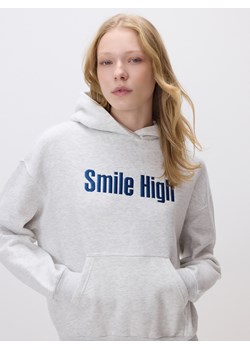 Reserved - Bluza z napisem - jasnoszary ze sklepu Reserved w kategorii Bluzy damskie - zdjęcie 189271312