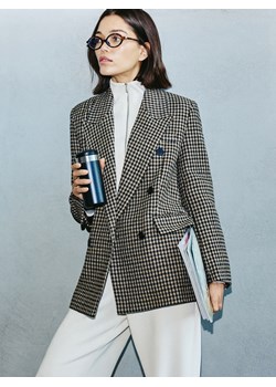 Reserved - Rozpinana bluza z modalem - kremowy ze sklepu Reserved w kategorii Bluzy damskie - zdjęcie 189271360