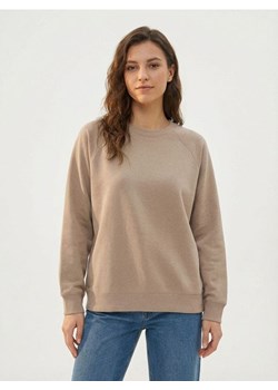 Sinsay - Bluza crewneck basic - brązowy ze sklepu Sinsay w kategorii Bluzy damskie - zdjęcie 189272850