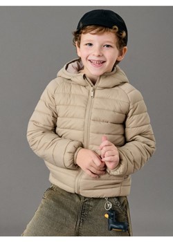 Sinsay - Pikowana kurtka z kapturem - beżowy ze sklepu Sinsay w kategorii Kurtki chłopięce - zdjęcie 189272861