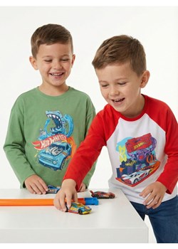 Sinsay - Bawełniane koszulki z nadrukiem 2 pack Hot Wheels - wielobarwny ze sklepu Sinsay w kategorii T-shirty chłopięce - zdjęcie 189272953