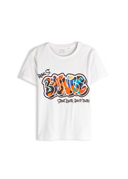 GATE Bawełniana koszulka z nadrukiem 7Y ze sklepu gateshop w kategorii T-shirty chłopięce - zdjęcie 189273170