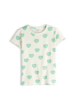 GATE Bawełniana koszulka z nadrukiem 4Y ze sklepu gateshop w kategorii Bluzki dziewczęce - zdjęcie 189273463