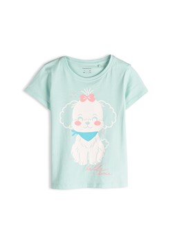 GATE Bawełniana koszulka z nadrukiem 3Y ze sklepu gateshop w kategorii Bluzki dziewczęce - zdjęcie 189273493